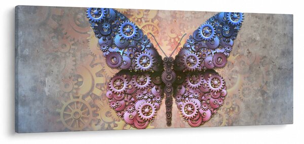 Slika - Steampunk metulj (120x50 cm)