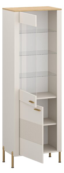 Zondo.hr Vitrina Reiteradas 1 (kašmir + kameni hrast) . Akcija -22%. 1116970