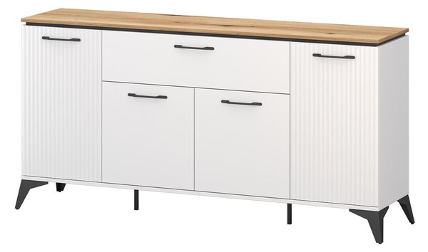 Komoda Vejares 2 (bijela + hrast evoke)