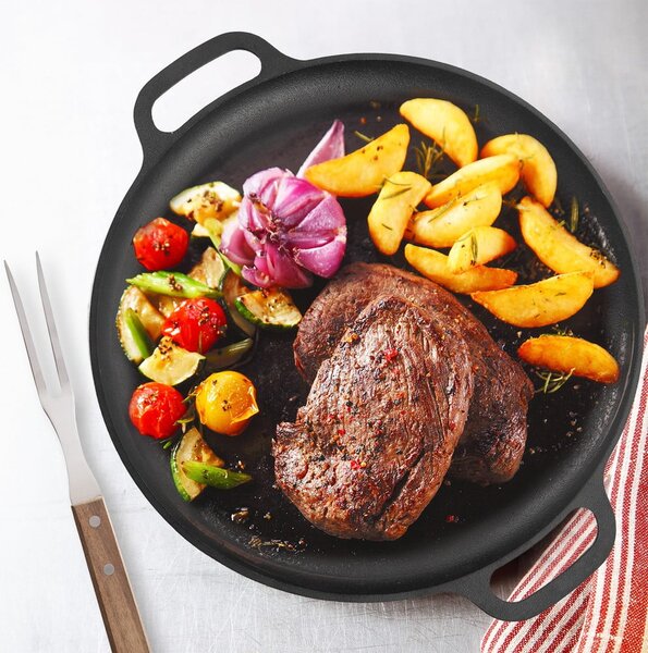 Grill tava od lijevanog željeza ø 35 cm LITINA – Orion