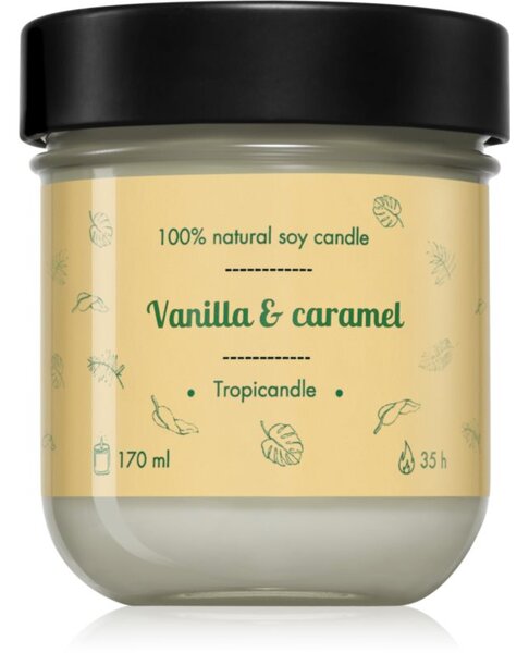 Tropicandle Vanilla & Caramel mirisna svijeća 170 ml