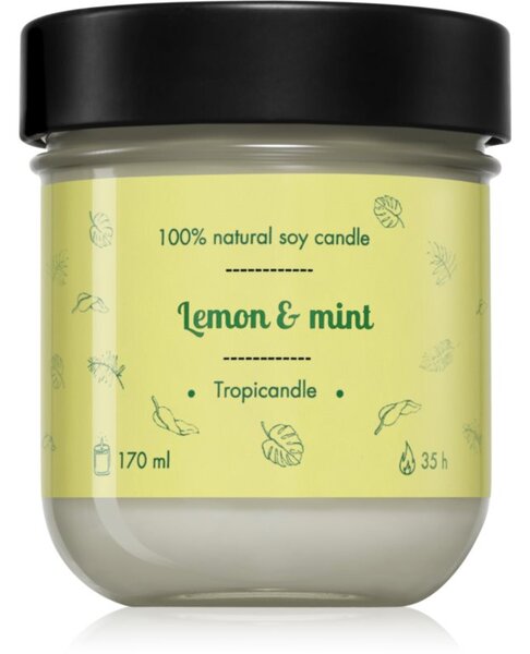 Tropicandle Lemon & Mint mirisna svijeća 170 ml
