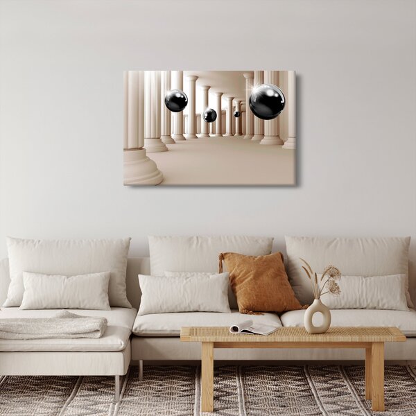 Slika - Žogica med stolpci (90x60 cm)