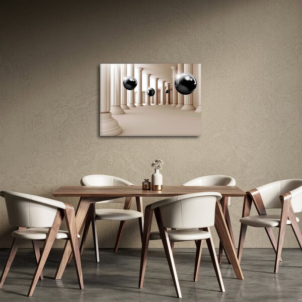 Slika - Žogica med stolpci (70x50 cm)