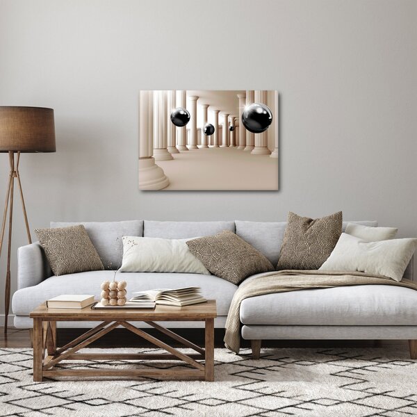 Slika - Žogica med stolpci (70x50 cm)