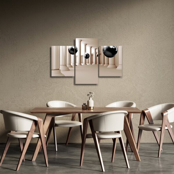 Slika - Žogica med stolpci (90x60 cm)