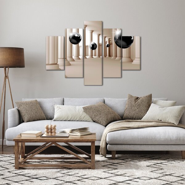 Slika - Žogica med stolpci (150x105 cm)