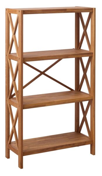 Regal od punog hrasta u prirodnoj boji 70x124 cm X-Shelf – Unique Furniture
