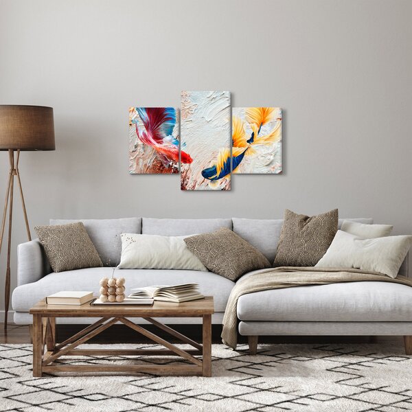 Slika - Borbene ribe (90x60 cm)