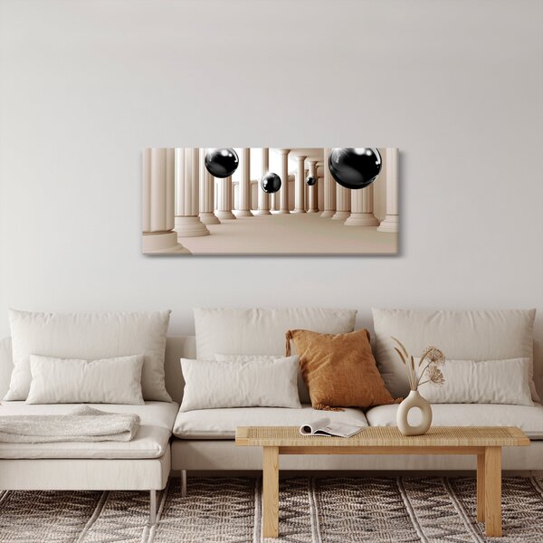 Slika - Žogica med stolpci (120x50 cm)