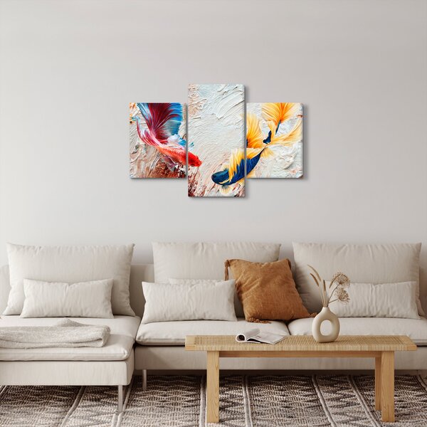 Slika - Borbene ribe (90x60 cm)