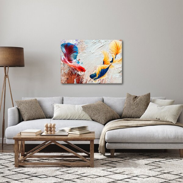 Slika - Borbene ribe (70x50 cm)