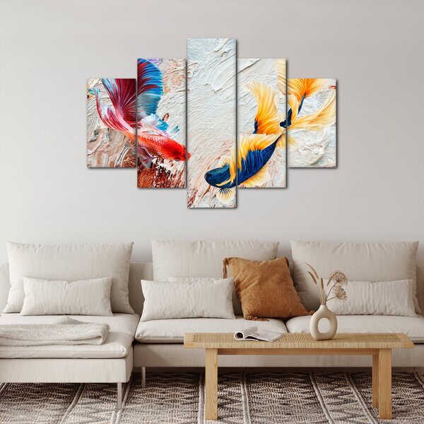 Slika - Borbene ribe (150x105 cm)