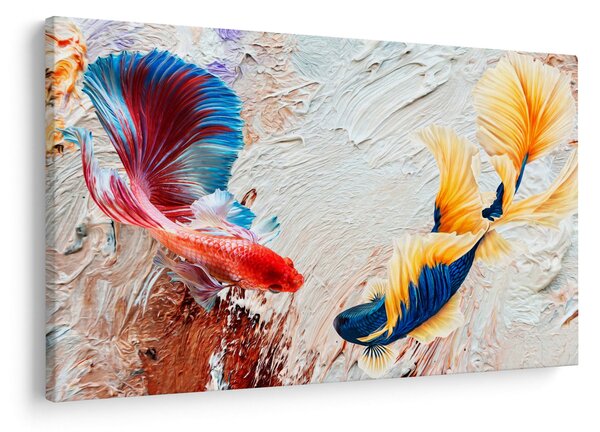 Slika - Borbene ribe (90x60 cm)