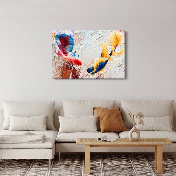 Slika - Borbene ribe (90x60 cm)