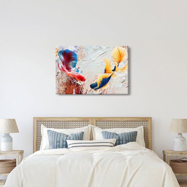 Slika - Borbene ribe (90x60 cm)