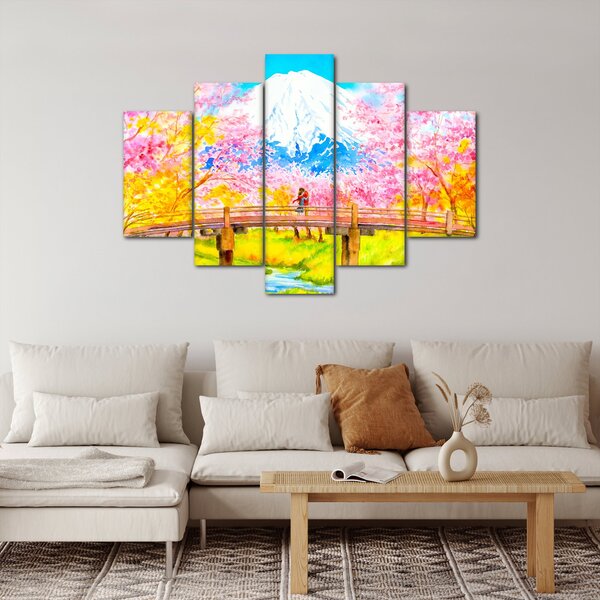 Slika - Slikan par, akvarel (150x105 cm)