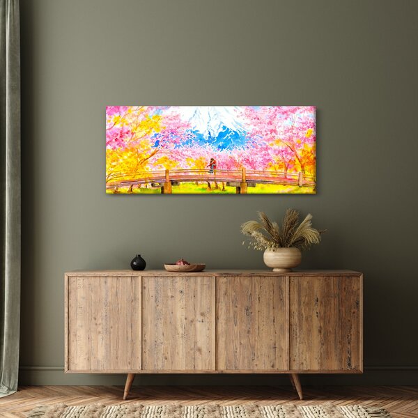 Slika - Slikan par, akvarel (120x50 cm)
