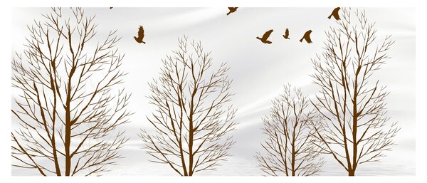 Slika - Jeleni pred reko (120x50 cm)