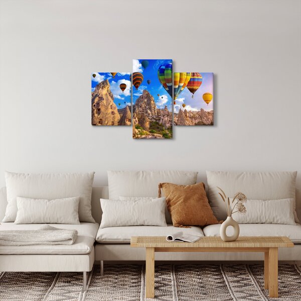 Slika - Baloni na vroč zrak, Kapadokija, Turčija. (90x60 cm)