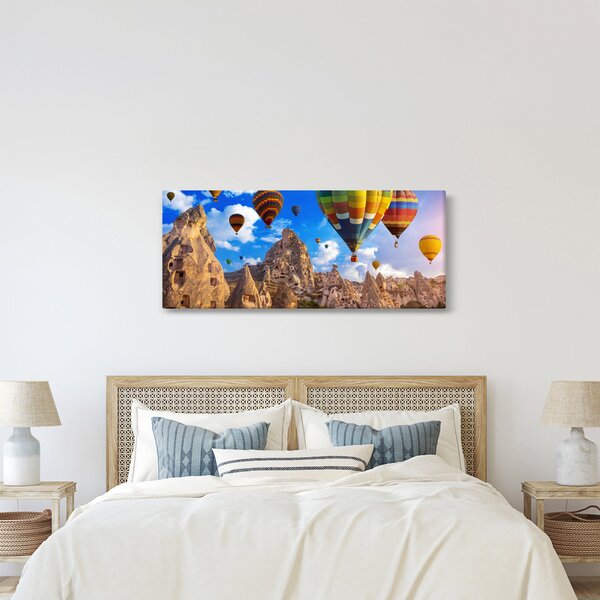 Slika - Baloni na vroč zrak, Kapadokija, Turčija. (120x50 cm)