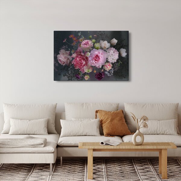 Slika - Vrtne rože (90x60 cm)