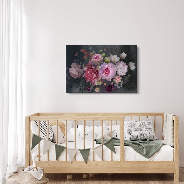 Slika - Vrtne rože (90x60 cm)