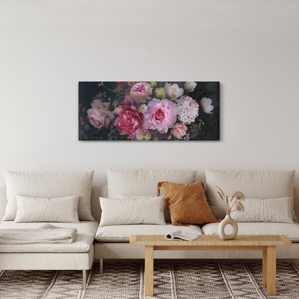 Slika - Vrtne rože (120x50 cm)