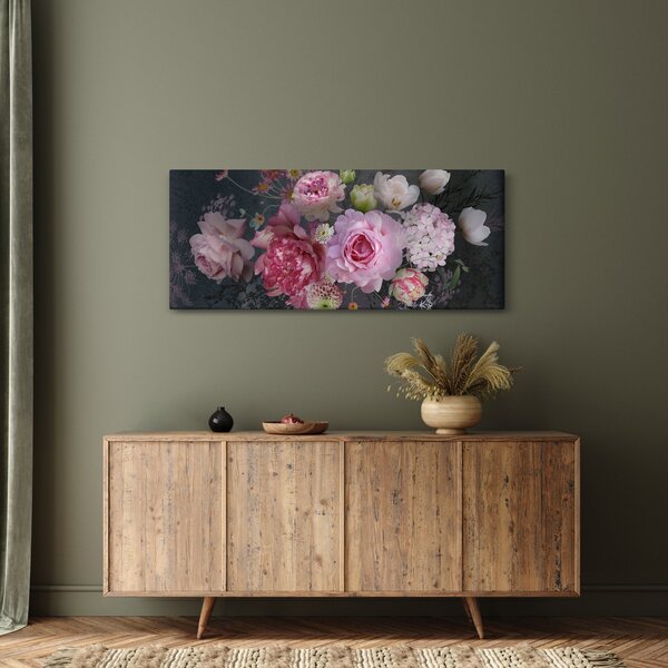 Slika - Vrtne rože (120x50 cm)
