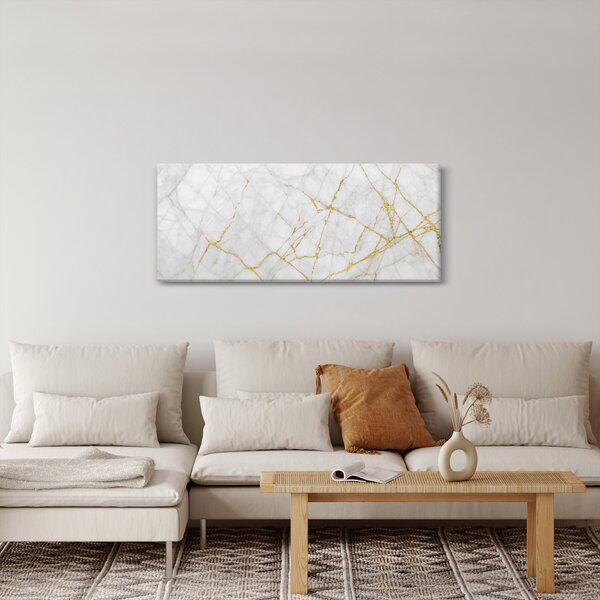 Slika - Marmor iz belega zlata (120x50 cm)