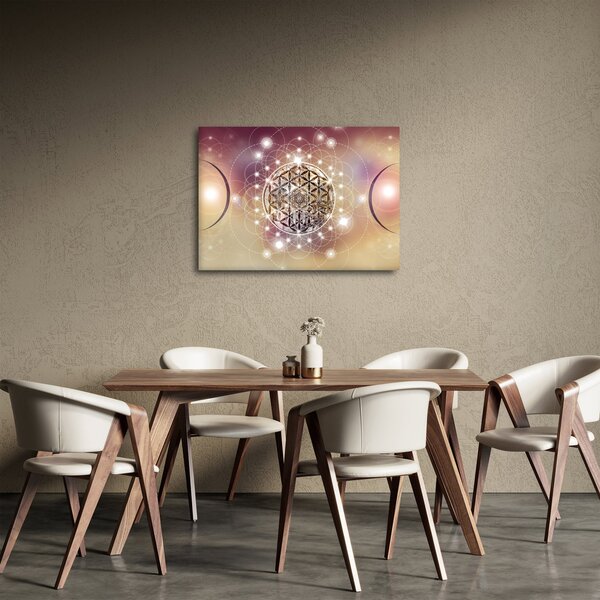 Slika - Mandala z elementi (70x50 cm)