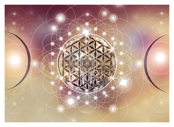 Slika - Mandala z elementi (70x50 cm)