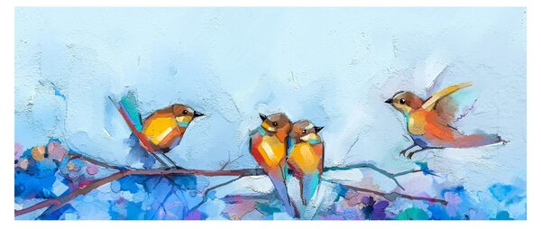 Slika - Prebujanje narave (120x50 cm)