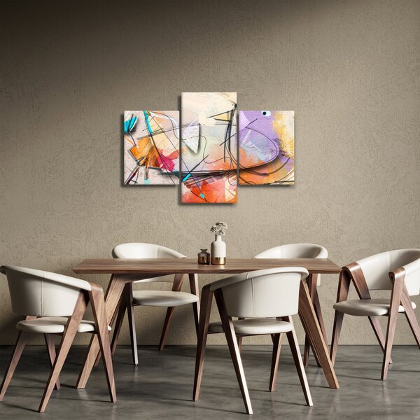 Slika - Abstrakcija, ptica (90x60 cm)