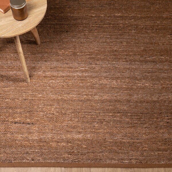 Obostrani/ručno rađen tepih od mješavine vune boje terakote 160x230 cm Birkdale Rust – Asiatic Carpets