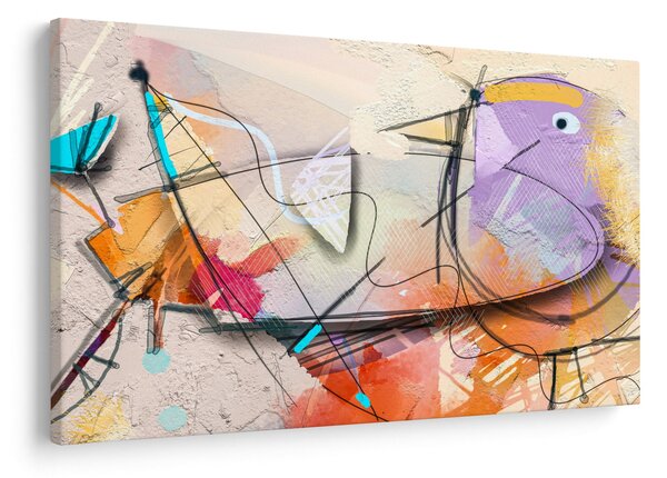 Slika - Abstrakcija, ptica (90x60 cm)