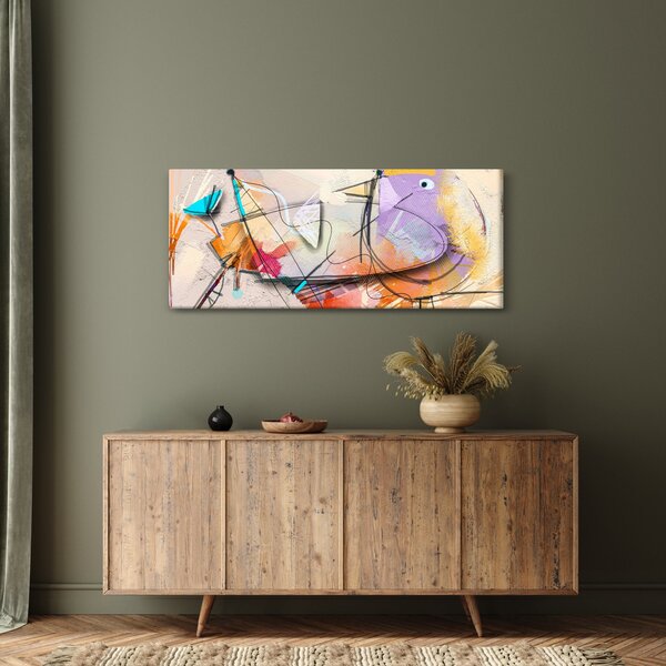 Slika - Abstrakcija, ptica (120x50 cm)