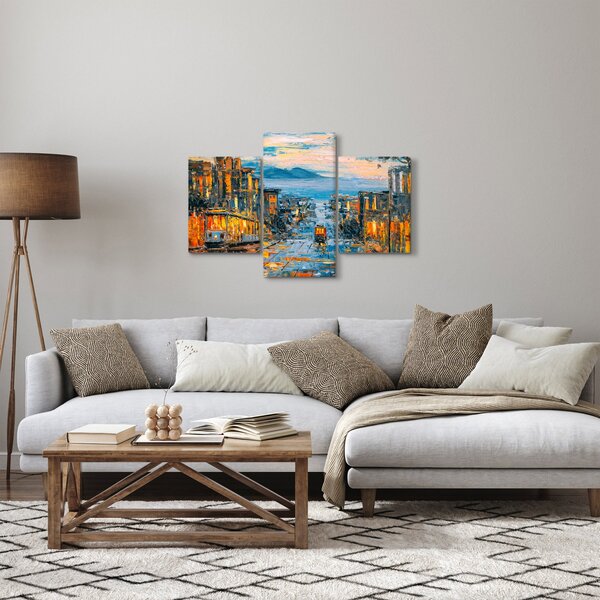 Slika - Žičnica, San Francisco (90x60 cm)