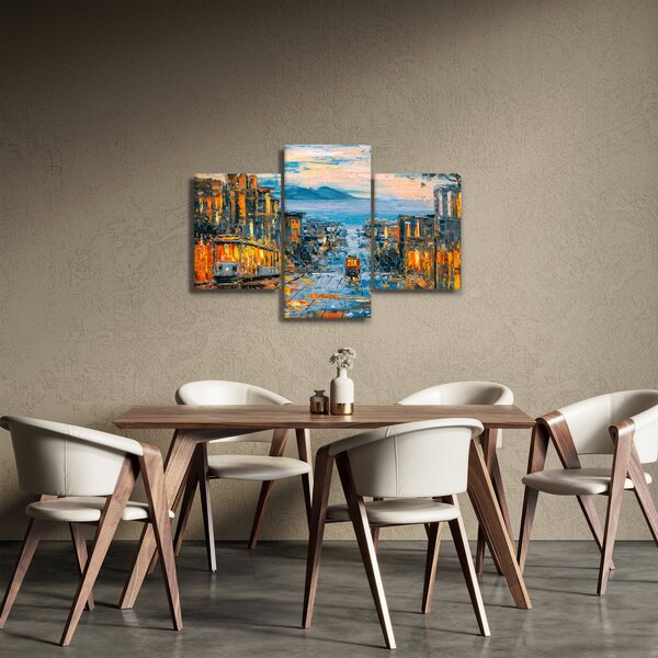 Slika - Žičnica, San Francisco (90x60 cm)