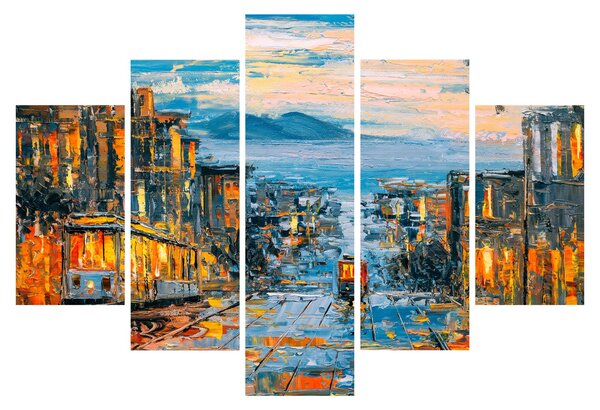 Slika - Žičnica, San Francisco (150x105 cm)
