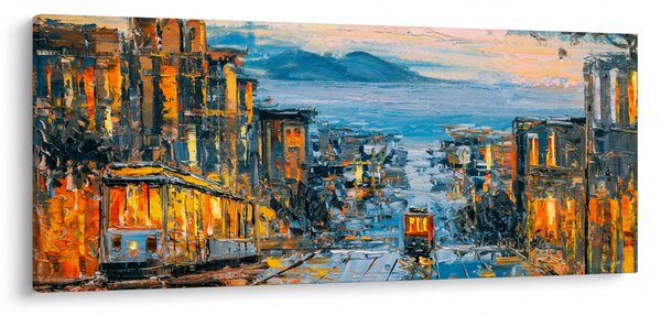 Slika - Žičnica, San Francisco (120x50 cm)