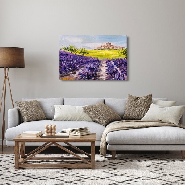 Slika - Provansa, Francija, oljna slika (90x60 cm)