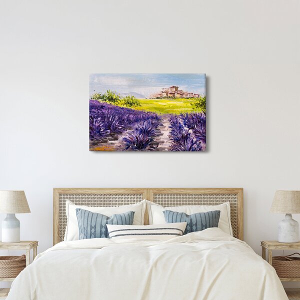 Slika - Provansa, Francija, oljna slika (90x60 cm)