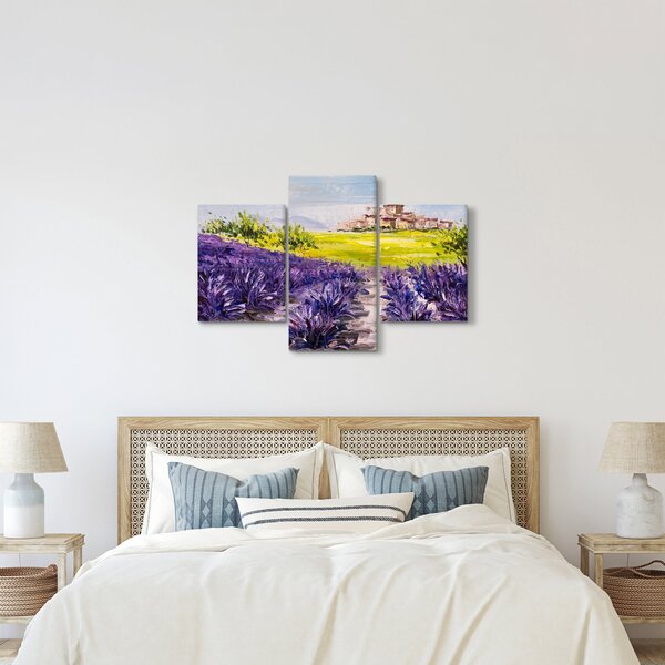 Slika - Provansa, Francija, oljna slika (90x60 cm)