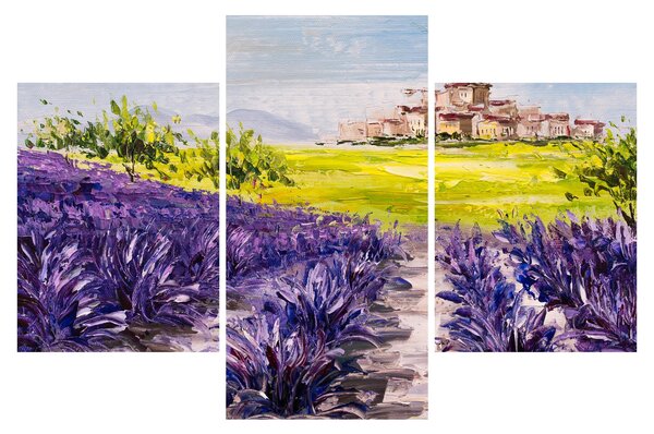 Slika - Provansa, Francija, oljna slika (90x60 cm)