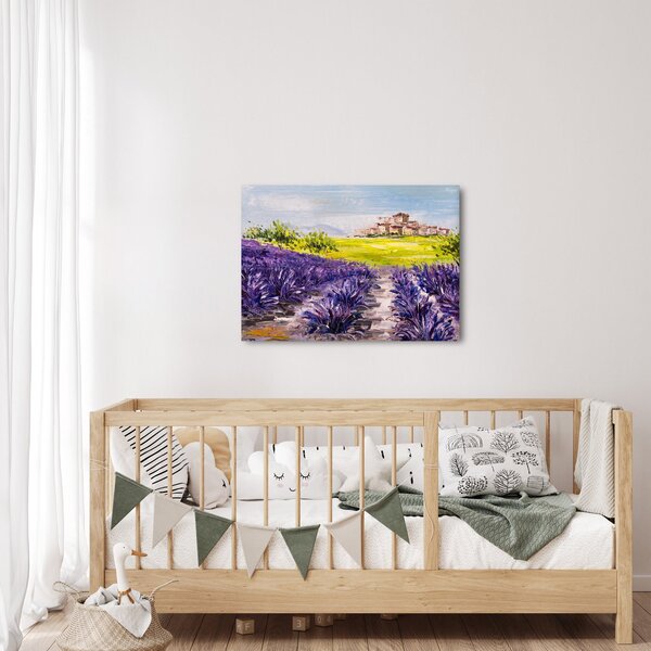 Slika - Provansa, Francija, oljna slika (70x50 cm)