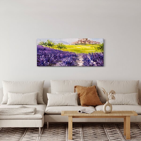 Slika - Provansa, Francija, oljna slika (120x50 cm)