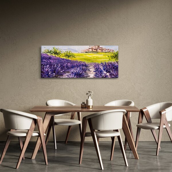 Slika - Provansa, Francija, oljna slika (120x50 cm)