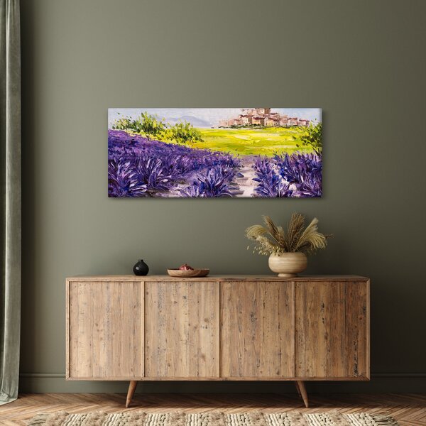 Slika - Provansa, Francija, oljna slika (120x50 cm)