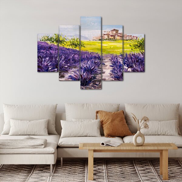 Slika - Provansa, Francija, oljna slika (150x105 cm)
